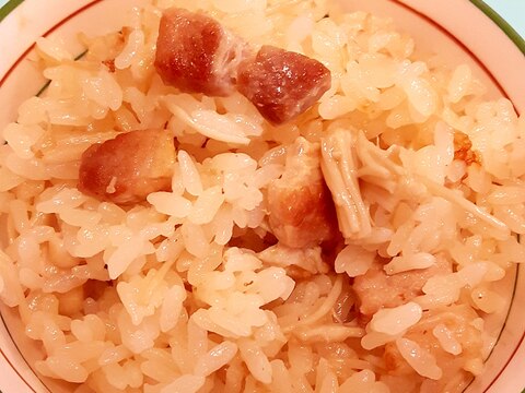簡単おいしい 豚バラ肉とえのきの旨塩炊き込みご飯 レシピ 作り方 By Acchan66 楽天レシピ 簡単おいしい 豚バラ肉とえのきの旨塩炊き込みご飯 レシピ 作り方 By Acchan66 楽天レシピ